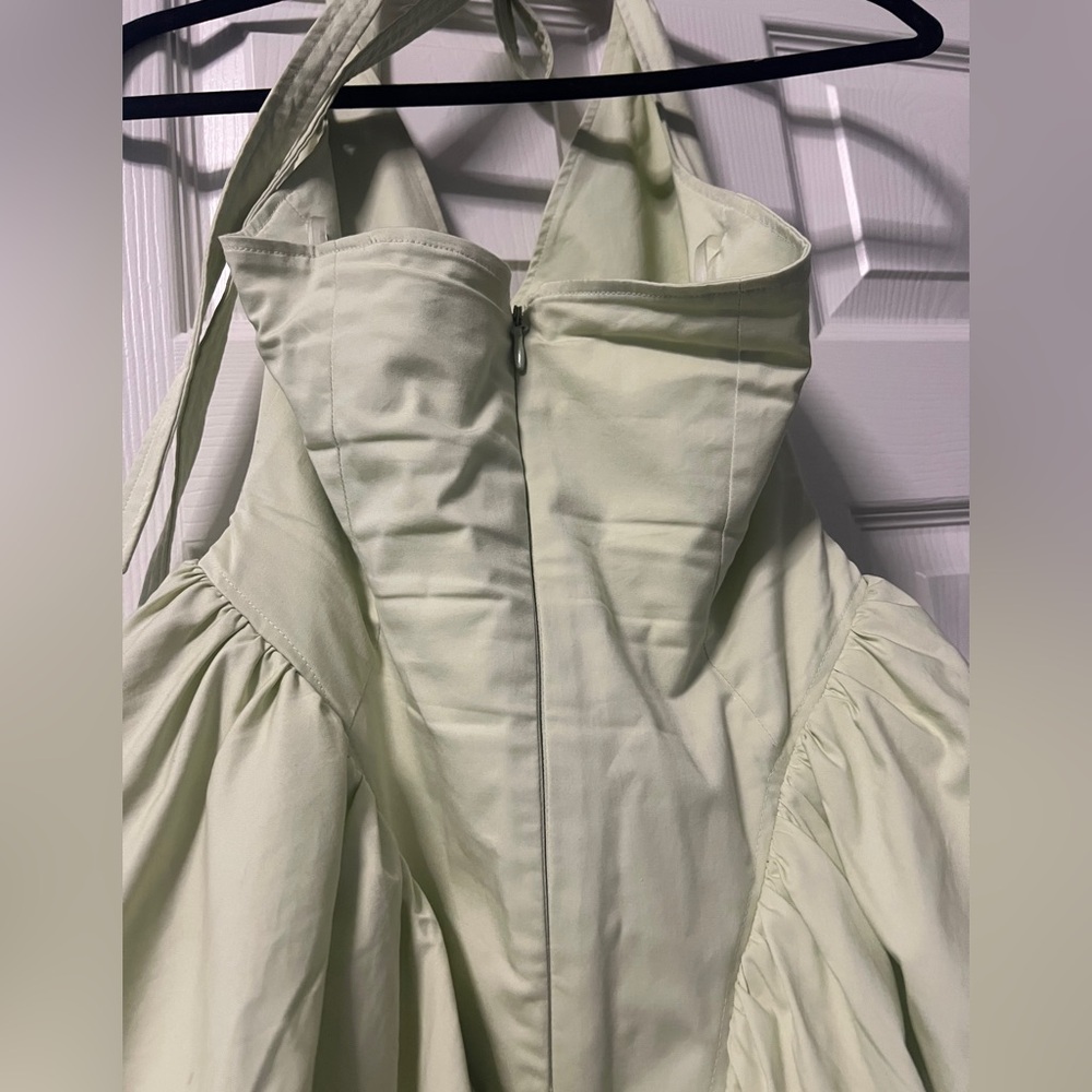 House of CB Light Green Halter Dress - Picture 5 of 8